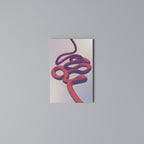 INFINITY WIRE Quadro em tela vertical