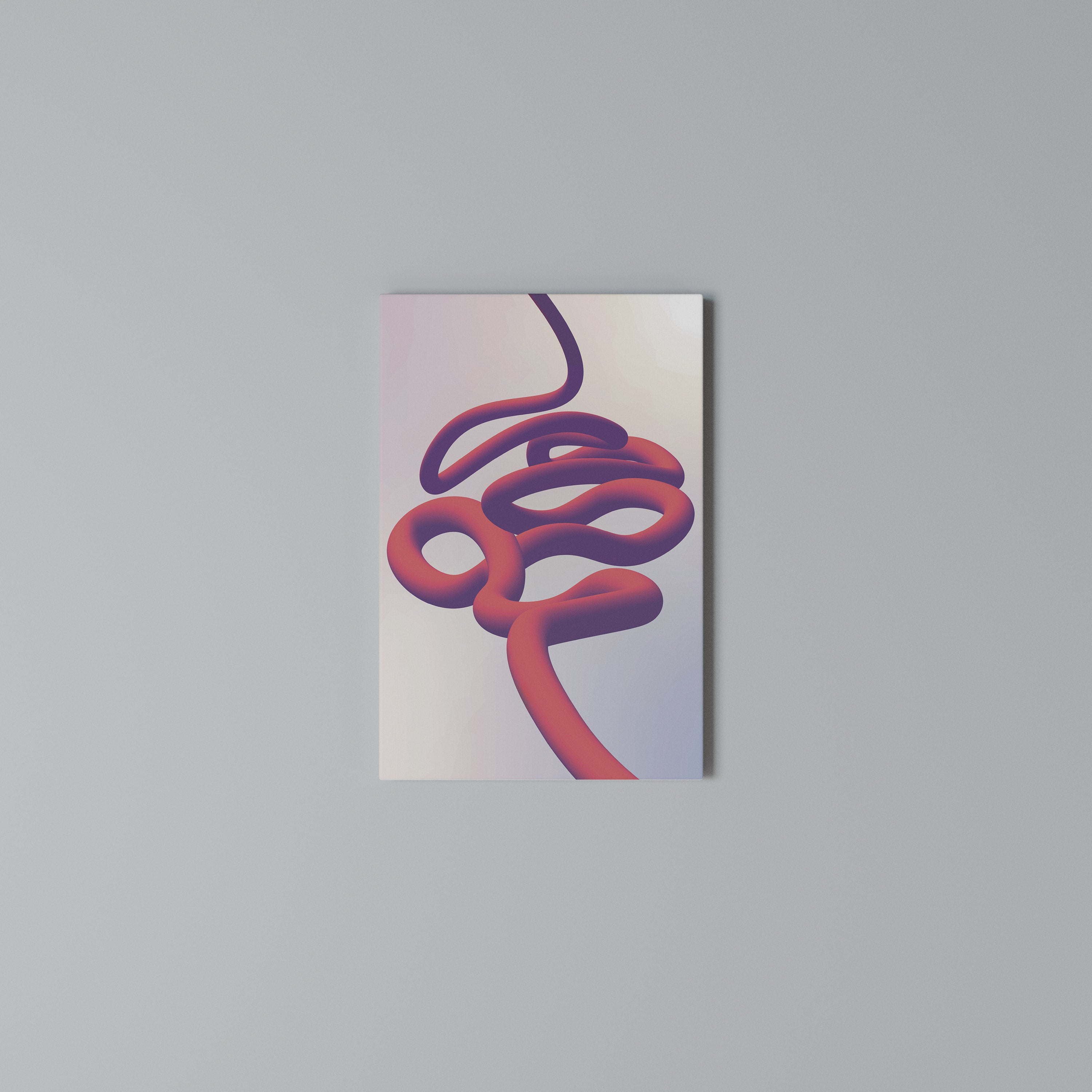 INFINITY WIRE Quadro em tela vertical