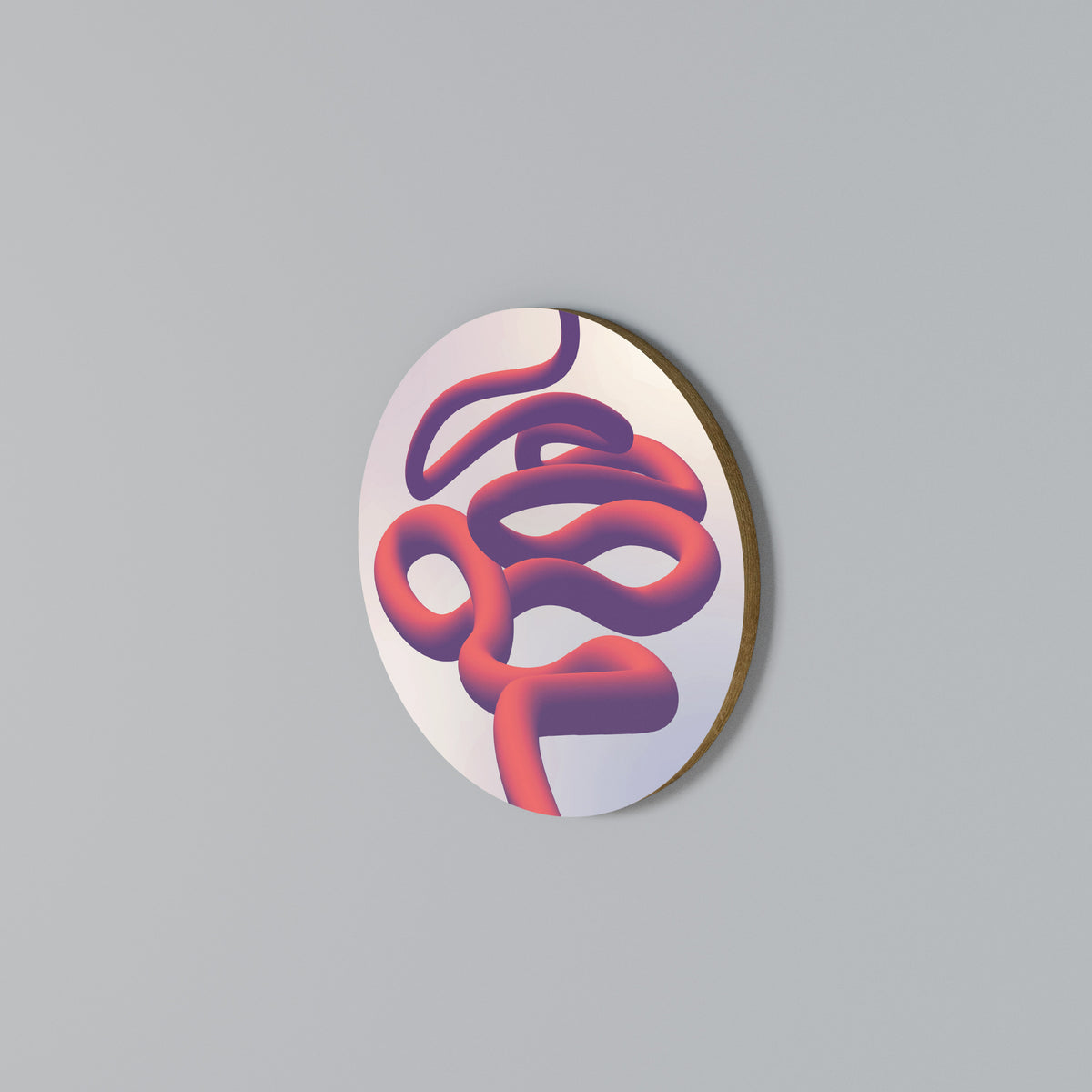 INFINITY WIRE Round Wall Art