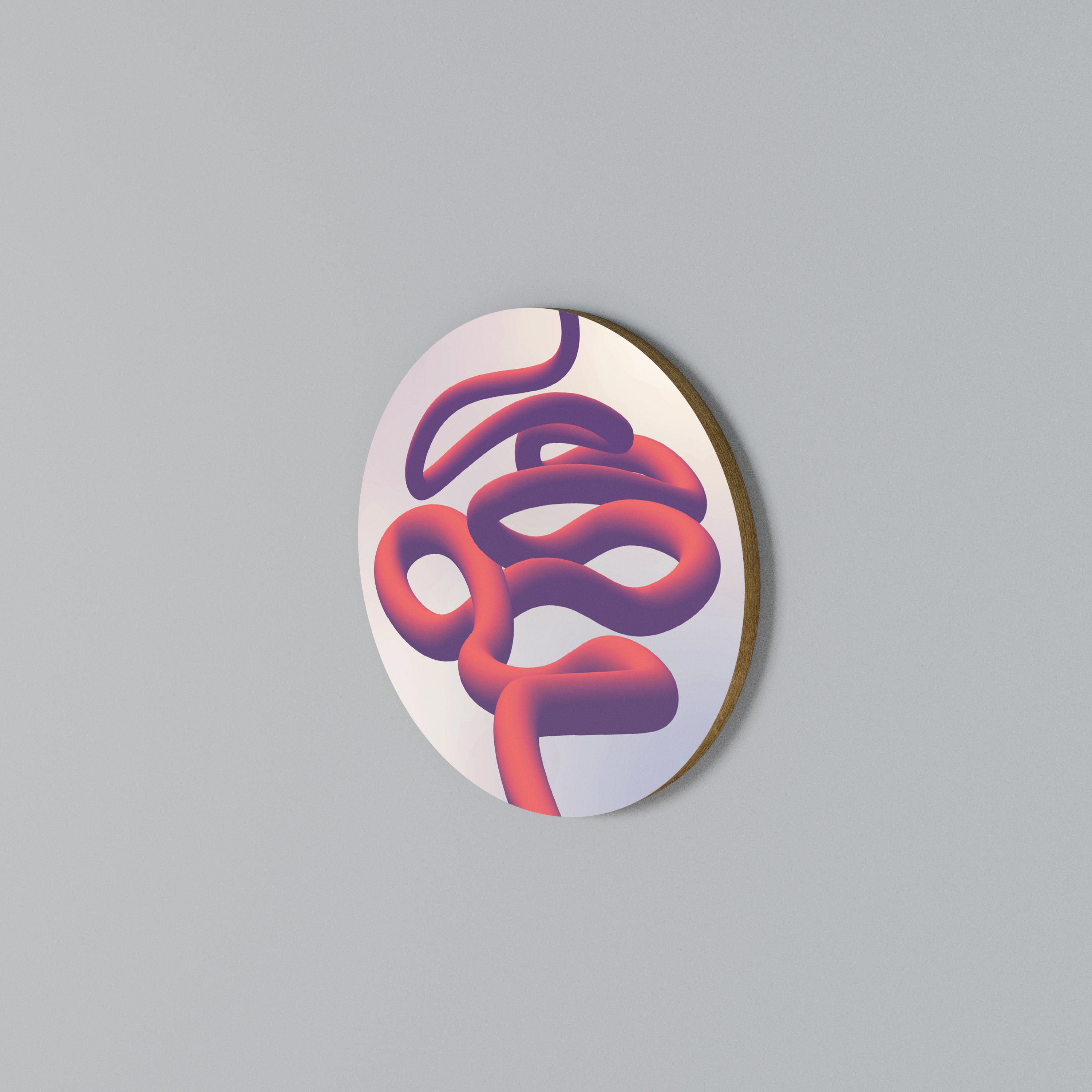 INFINITY WIRE Arte de Parede Redonda