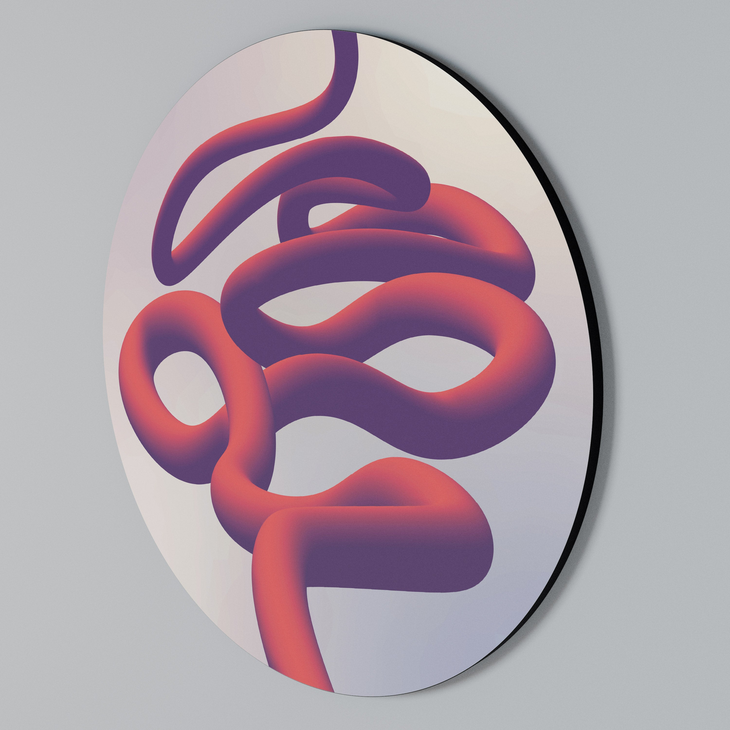 INFINITY WIRE Arte de Parede Redonda