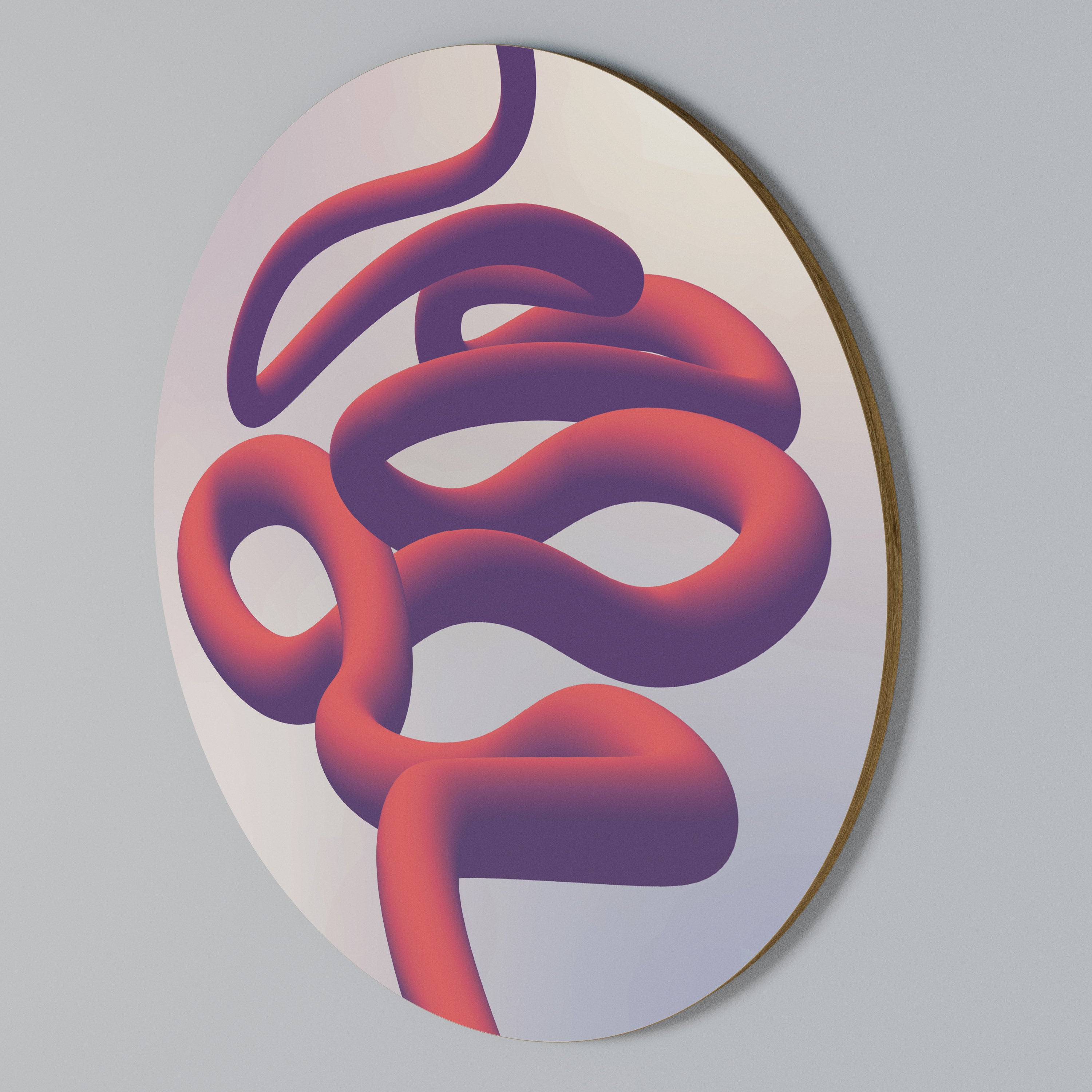 INFINITY WIRE Arte de Parede Redonda