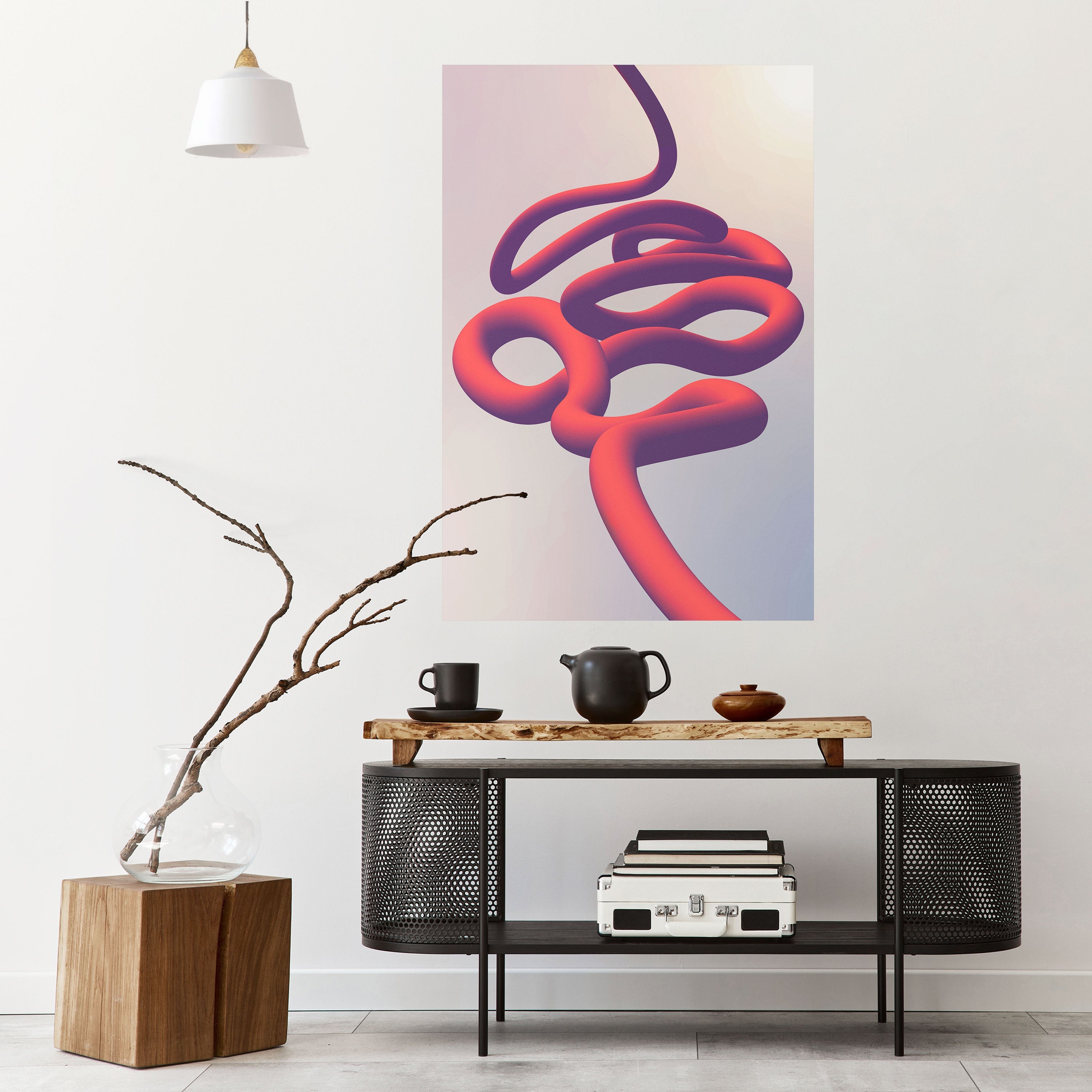 INFINITY WIRE Poster Vertical Autocolante