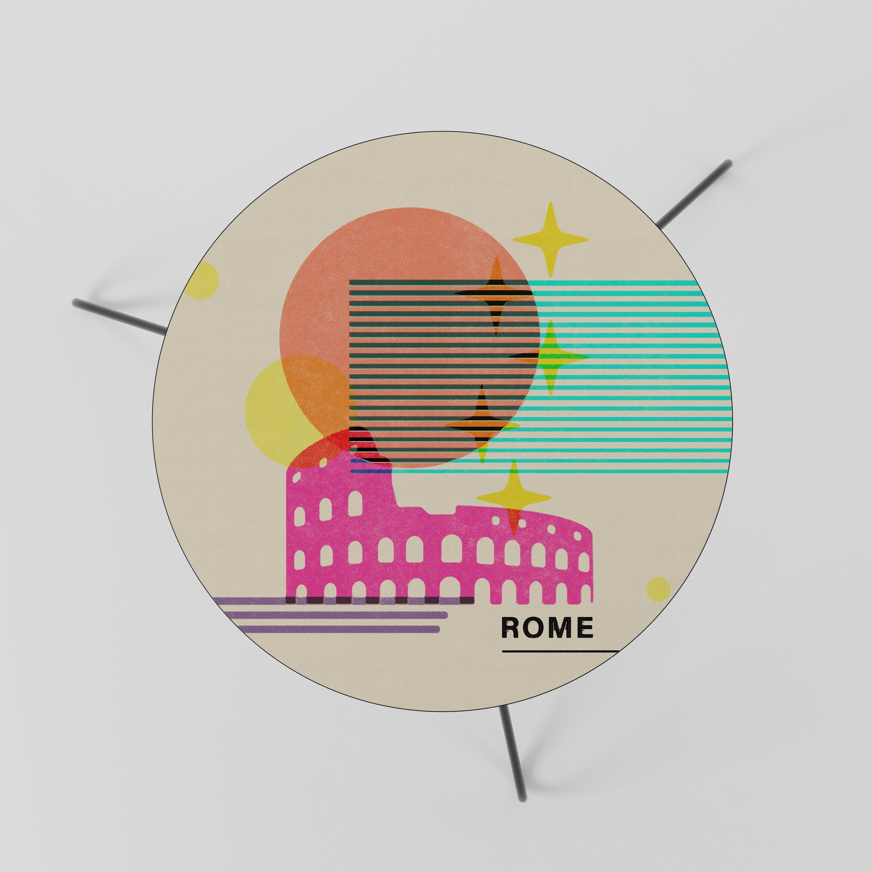 ROMAN SPARKLE Mesa de Centro 60