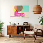 ROMAN SPARKLE Peel and Stick Horizontal Poster