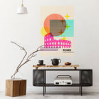 ROMAN SPARKLE Poster Vertical Autocolante