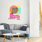 ROMAN SPARKLE Poster Vertical Autocolante