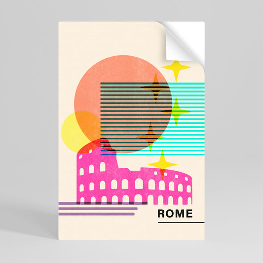 ROMAN SPARKLE Póster Autocolante Vertical