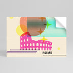 ROMAN SPARKLE Peel and Stick Horizontal Poster