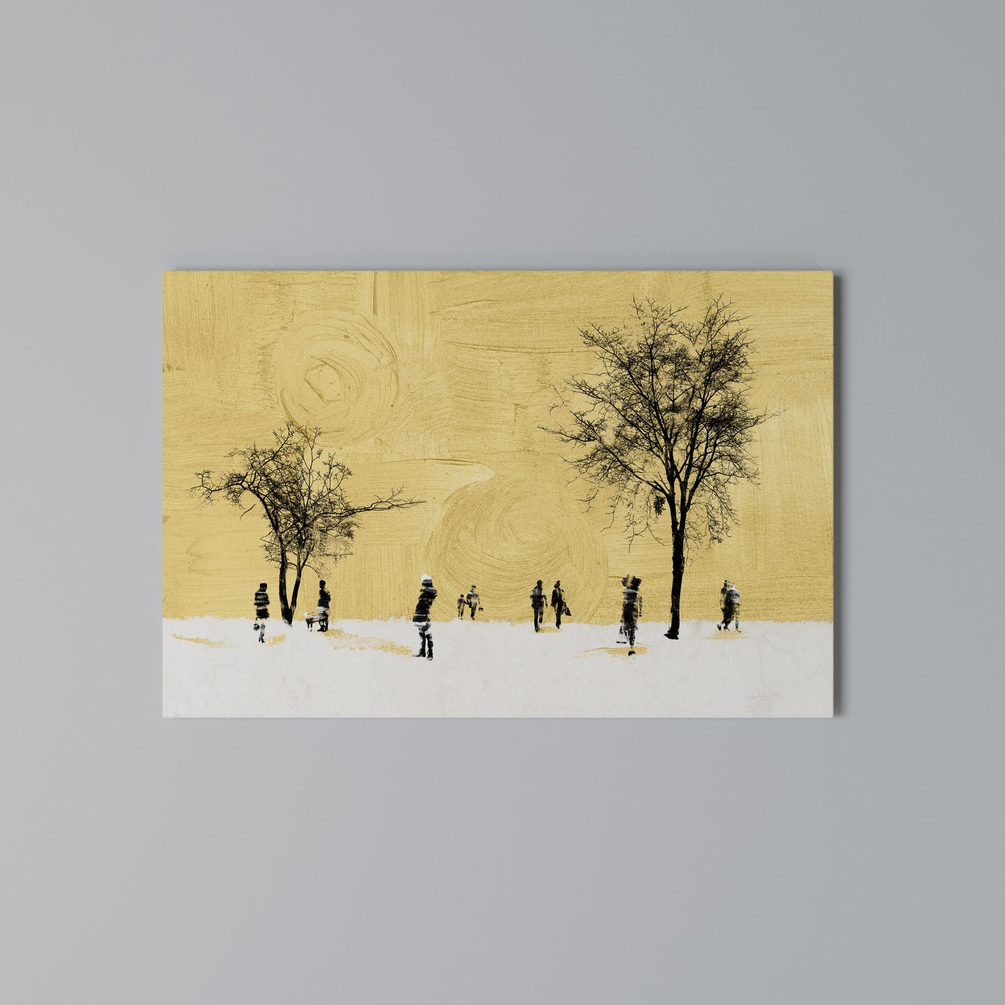 ERASED IN TIME Horizontal Canvas Print