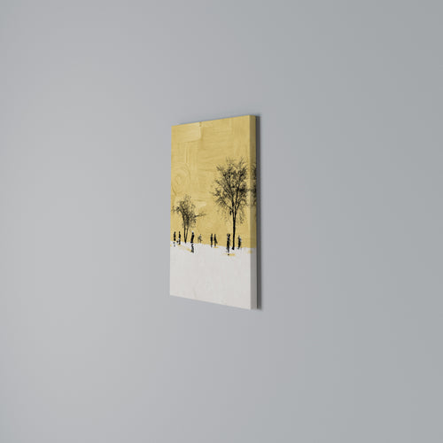 ERASED IN TIME Quadro em tela vertical