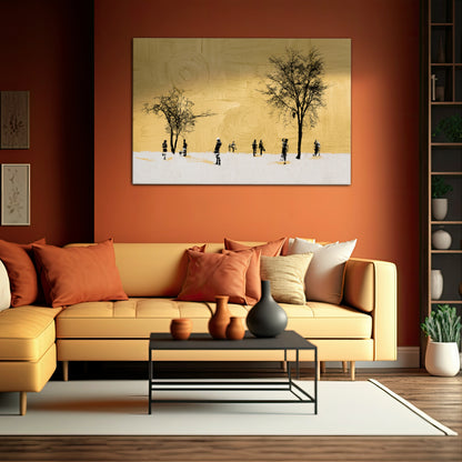 ERASED IN TIME Horizontal Canvas Print