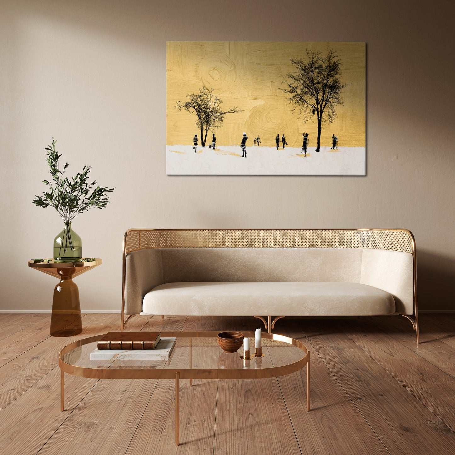 ERASED IN TIME Horizontal Canvas Print