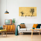 ERASED IN TIME Peel and Stick Horizontal Poster