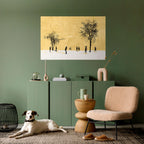 ERASED IN TIME Peel and Stick Horizontal Poster