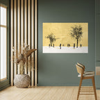 ERASED IN TIME Peel and Stick Horizontal Poster