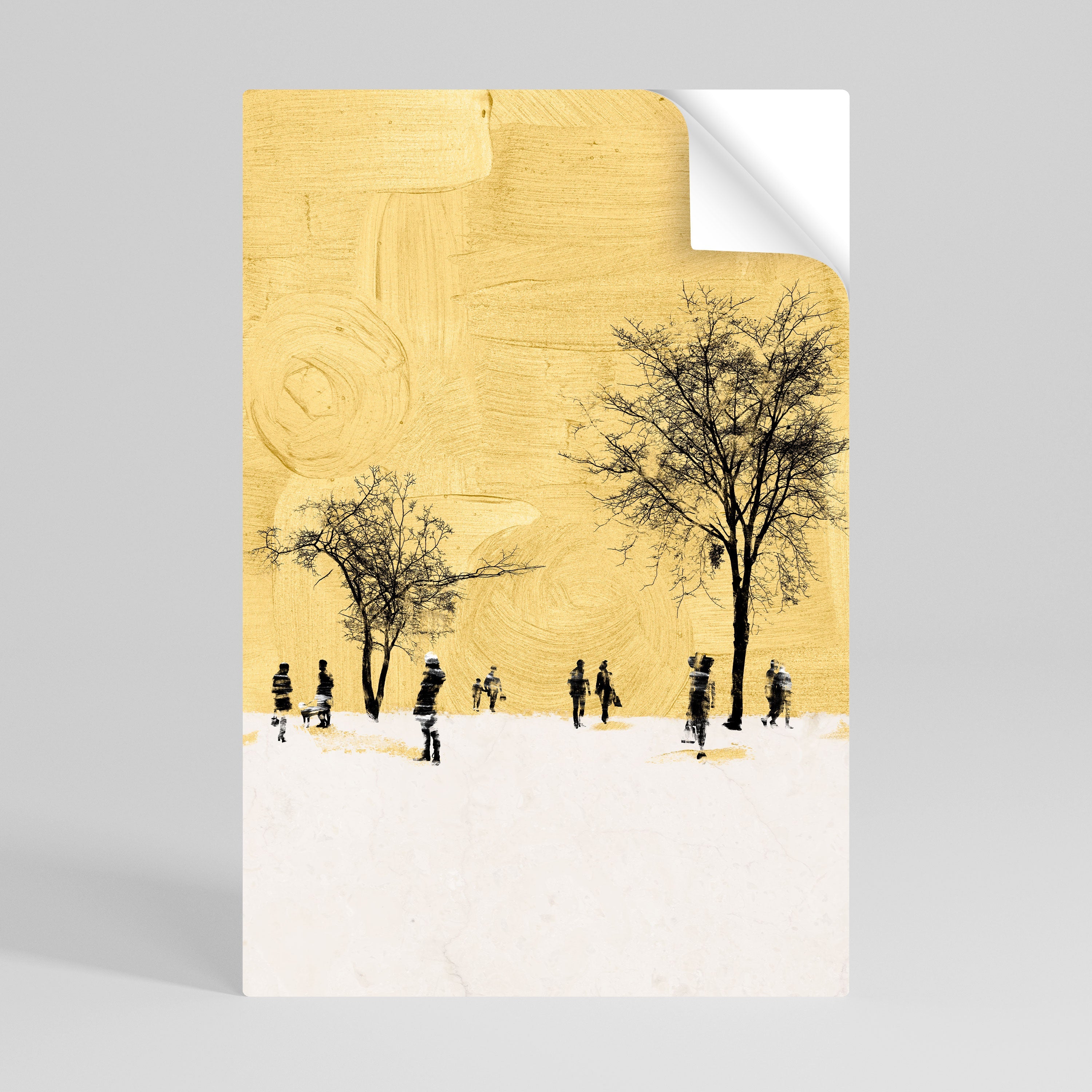 ERASED IN TIME Poster Vertical Autocolante