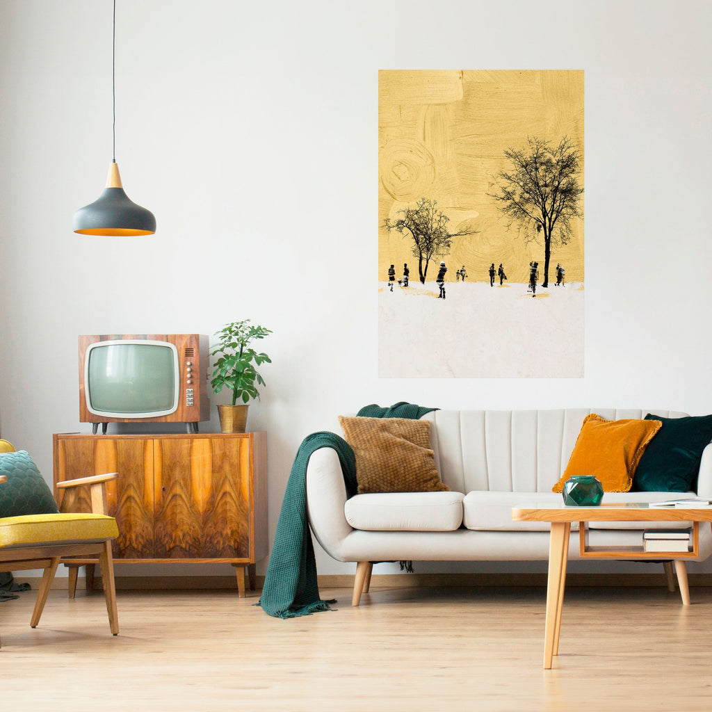 ERASED IN TIME Poster Vertical Autocolante