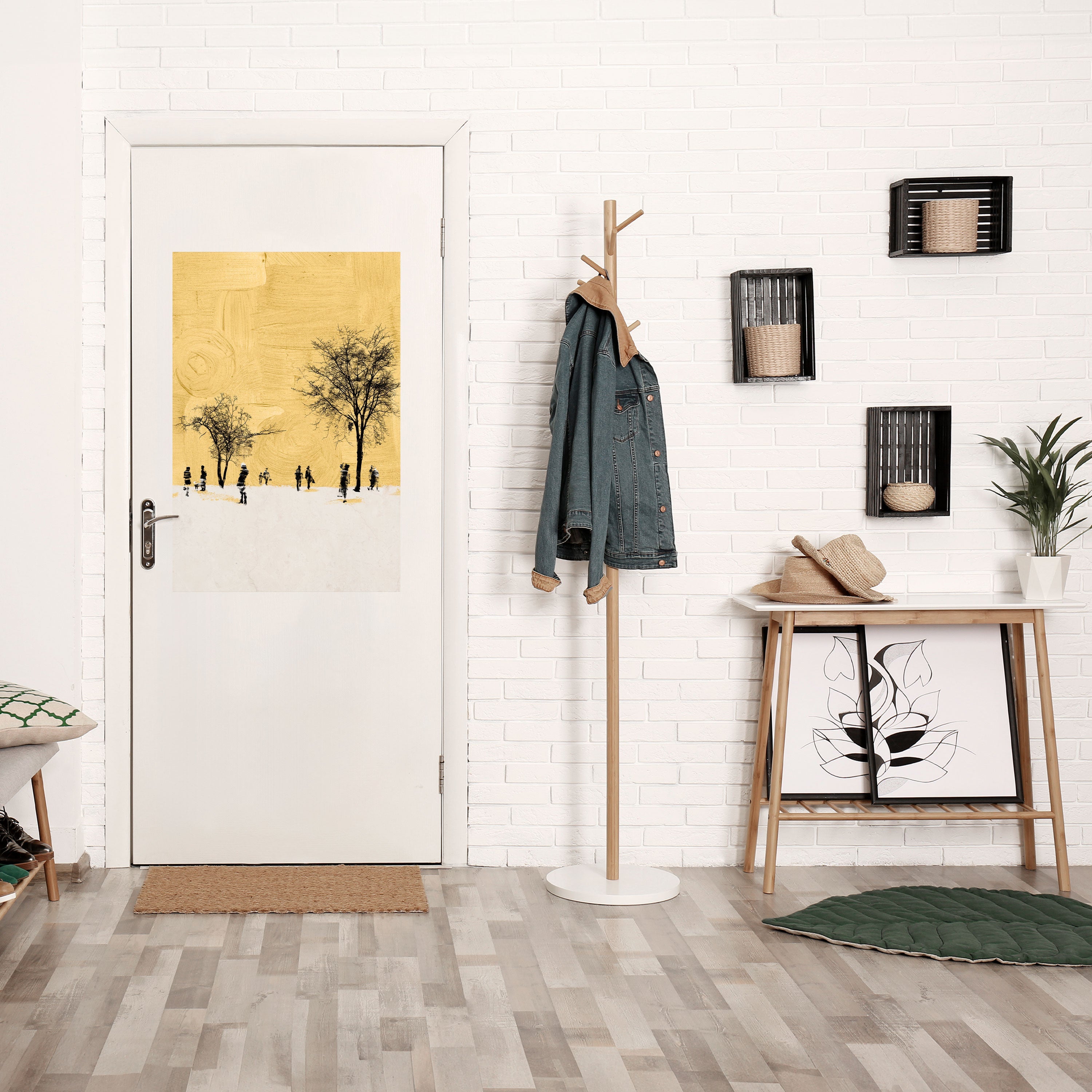 ERASED IN TIME Poster Vertical Autocolante