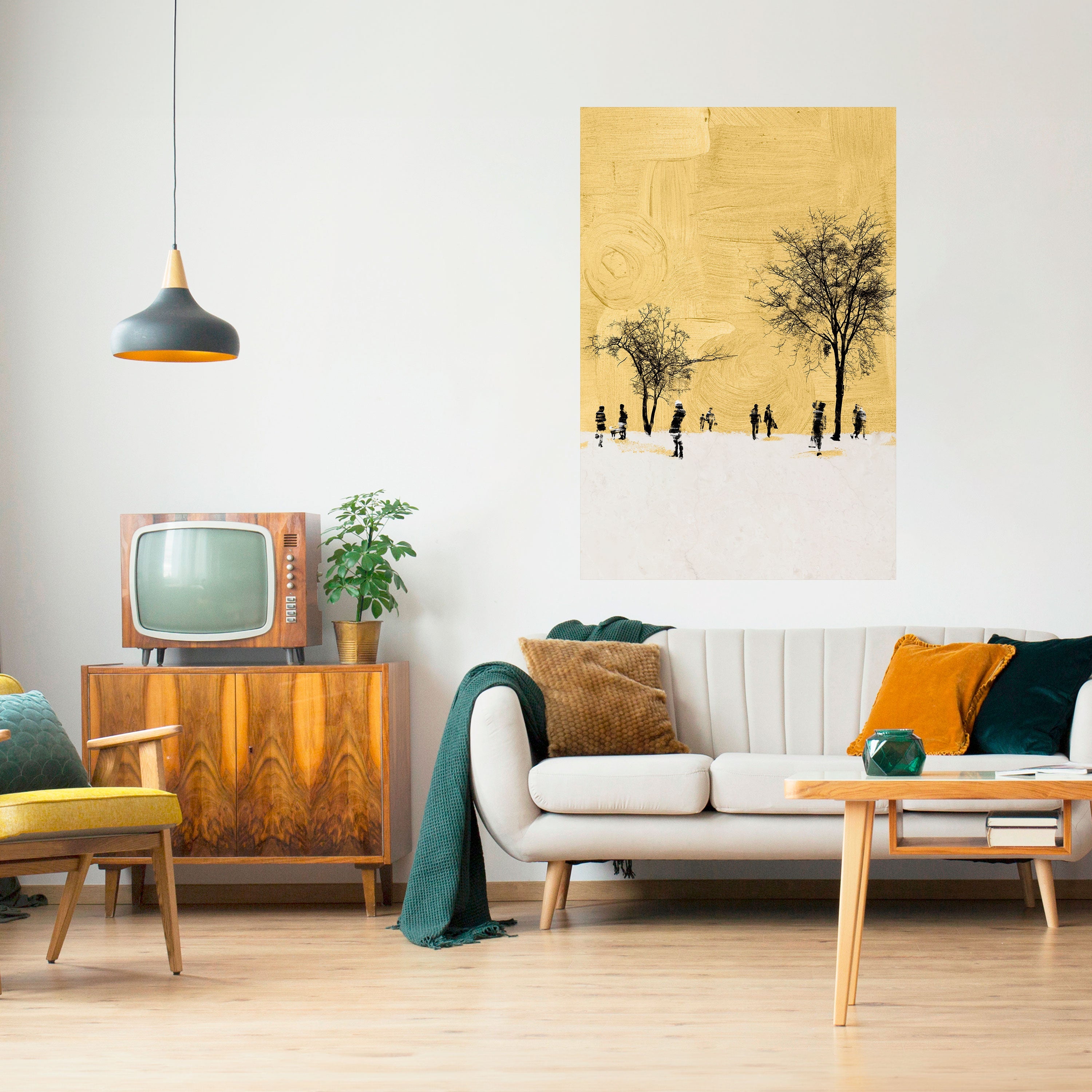 ERASED IN TIME Poster Vertical Autocolante