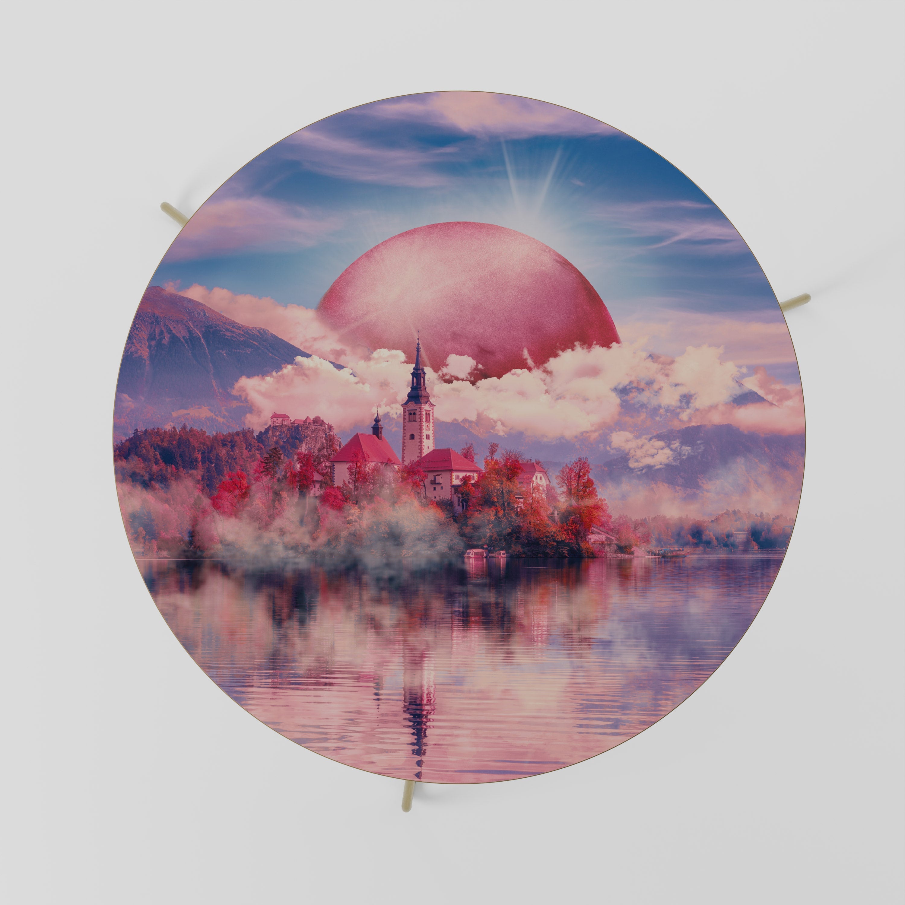 MARS OVER THE BLED LAKE Mesa de Centro 69