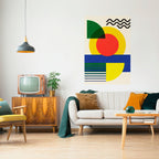 SUNSET FORMATION Peel and Stick Vertical Poster