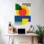 SUNSET FORMATION Peel and Stick Vertical Poster