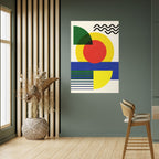 SUNSET FORMATION Peel and Stick Vertical Poster