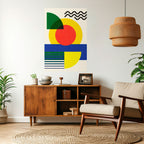 SUNSET FORMATION Peel and Stick Vertical Poster