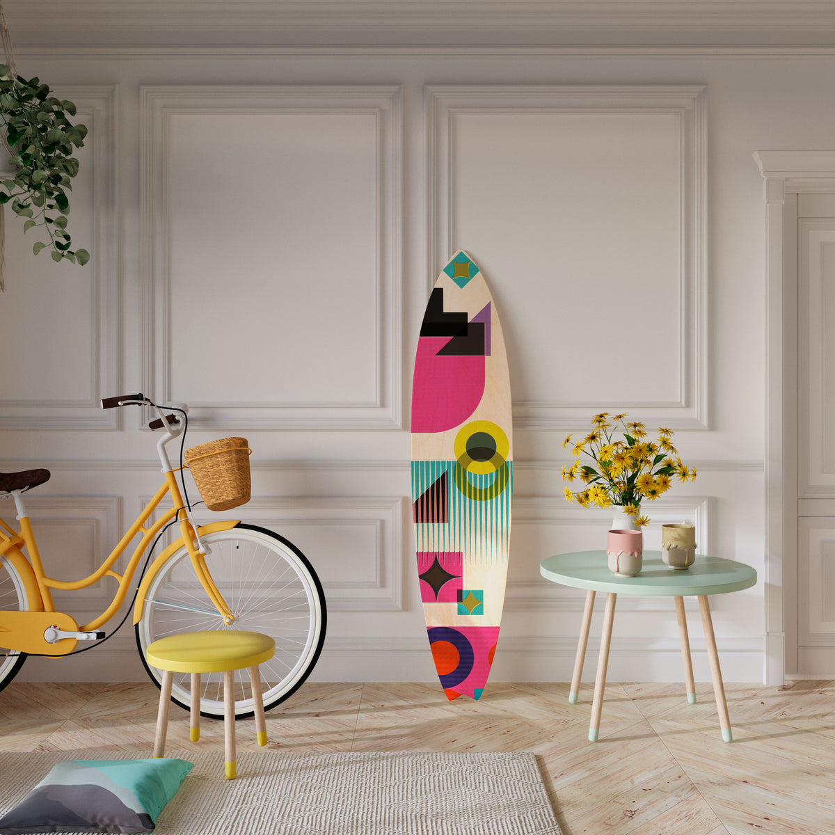 FORM VARIETY Painel Decorativo Prancha de Surf