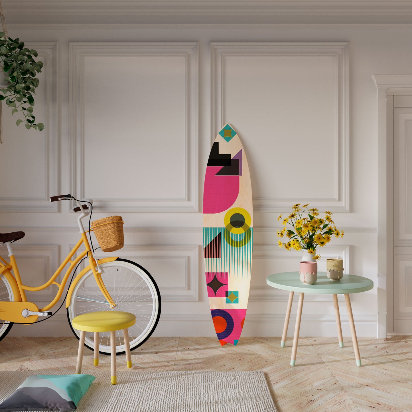 FORM VARIETY Painel Decorativo Prancha de Surf
