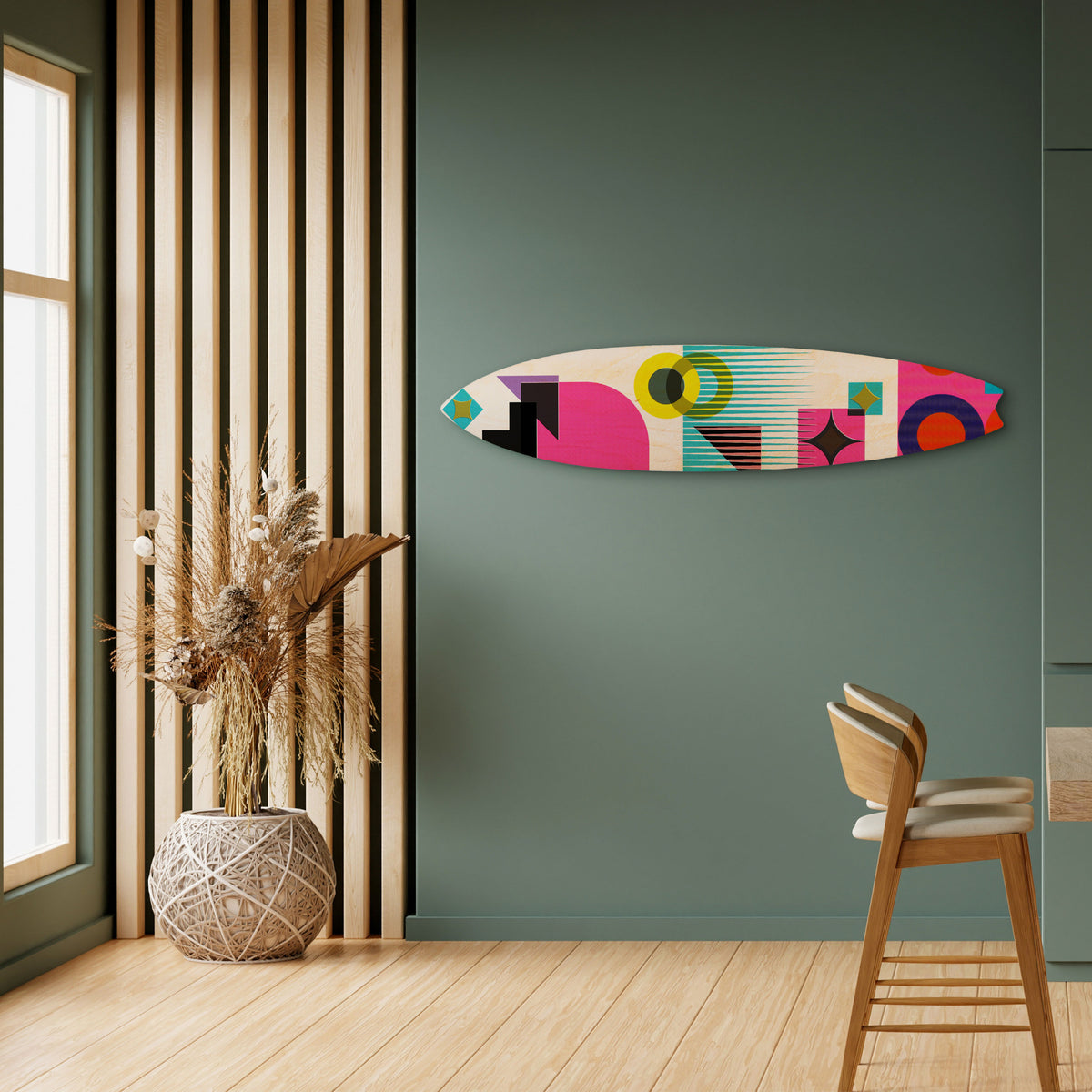 FORM VARIETY Painel Decorativo Prancha de Surf