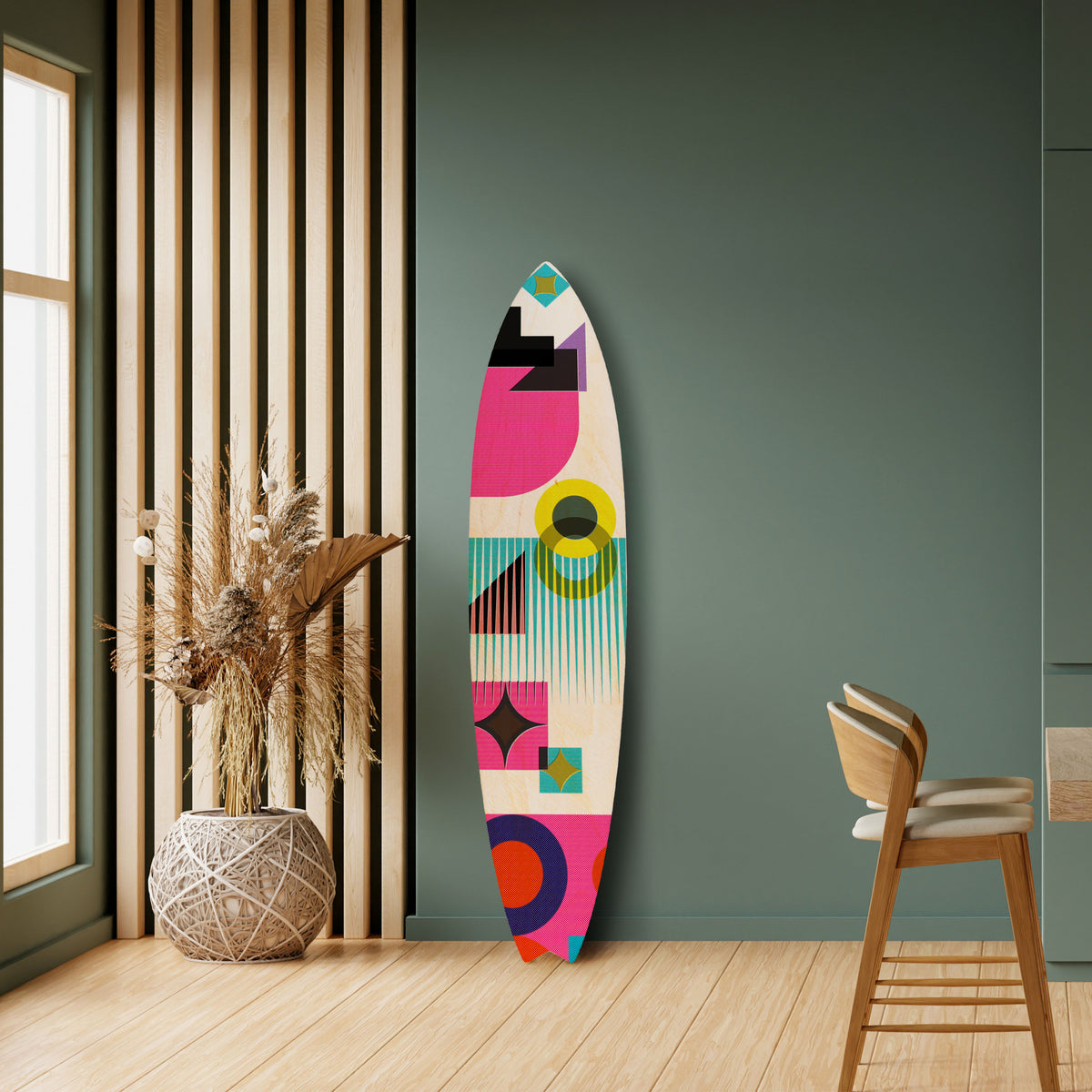 FORM VARIETY Painel Decorativo Prancha de Surf