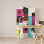 FORM VARIETY Biombo Decorativo de 3 Painéis