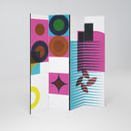 FORM VARIETY Biombo Decorativo de 4 Painéis