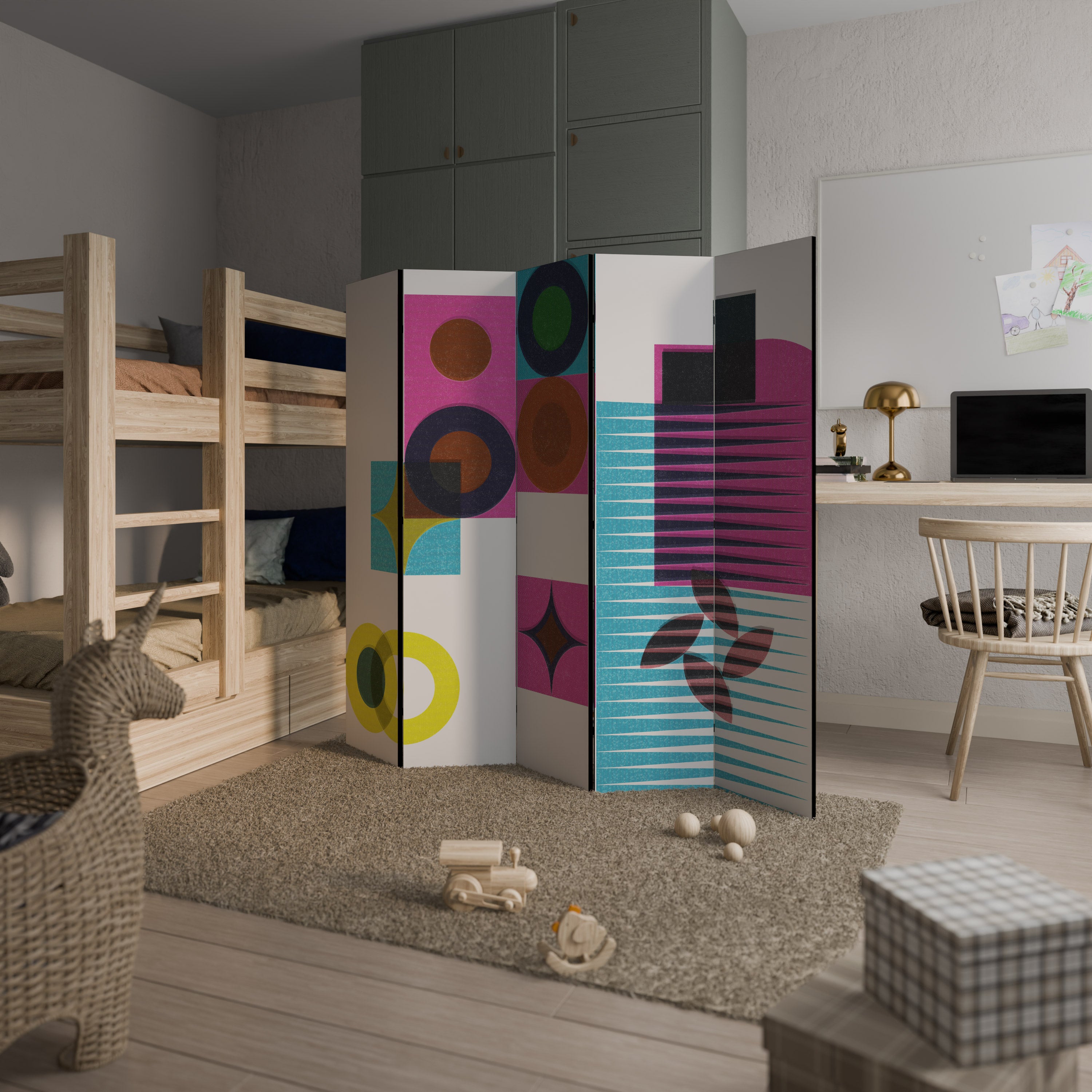 FORM VARIETY 5-Panel Room Divider