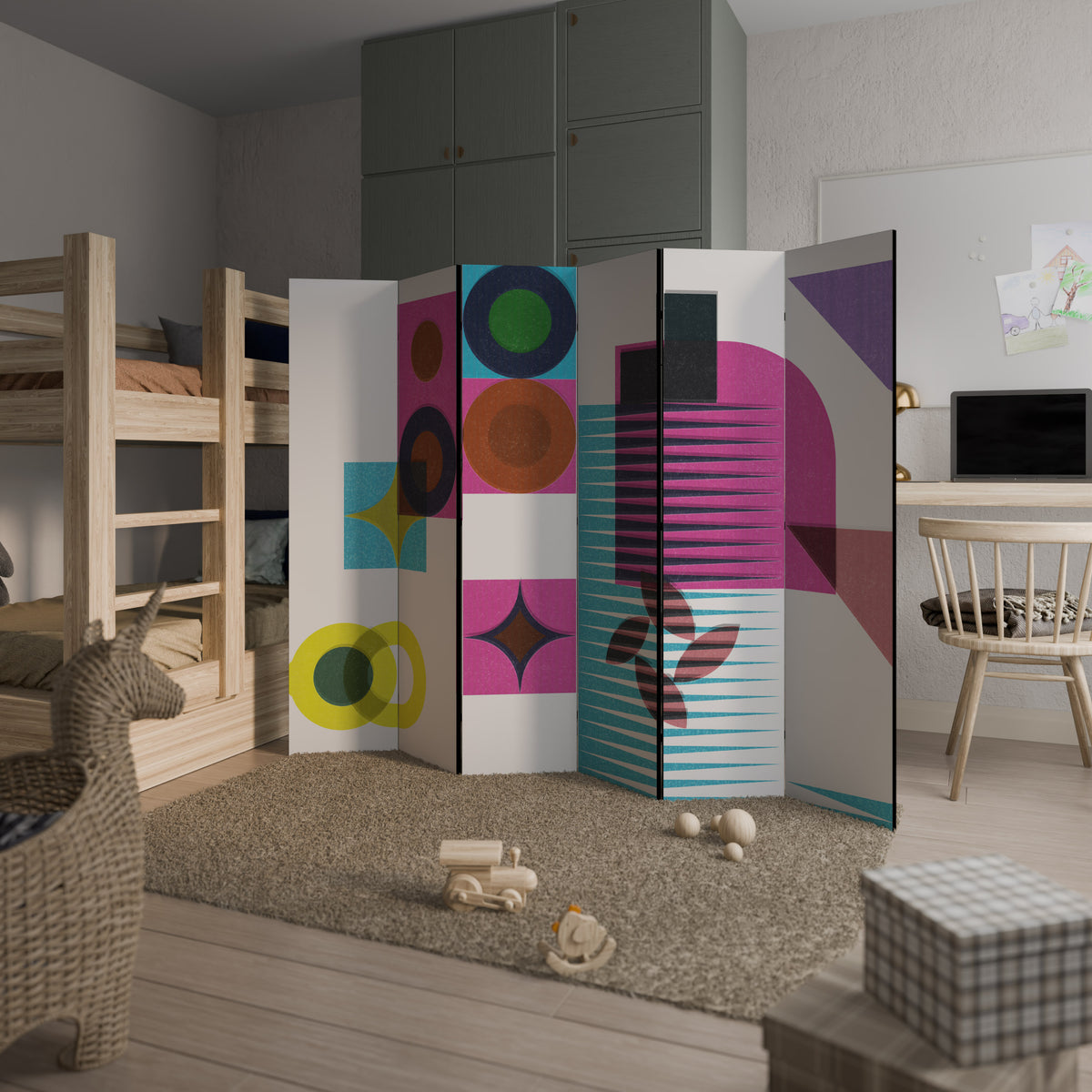 FORM VARIETY 6-Panel Room Divider