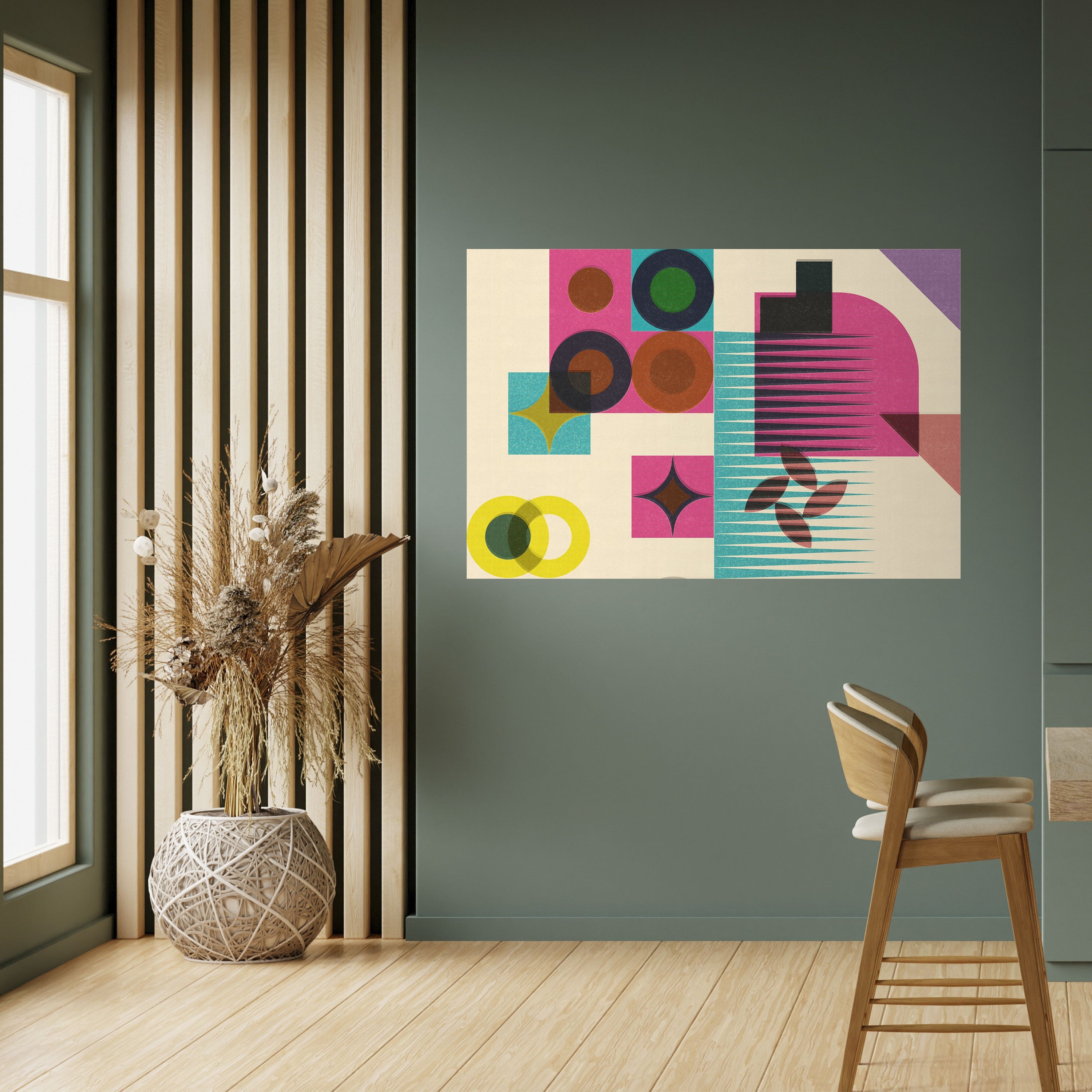 FORM VARIETY Peel and Stick Horizontal Poster