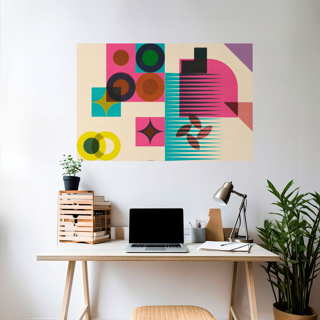 FORM VARIETY Peel and Stick Horizontal Poster