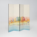 COLORFUL OASIS 4-Panel Room Divider