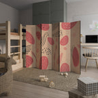 APRICOT FRENZY 6-Panel Room Divider