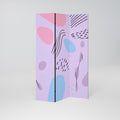 PINKY FRENZY Decorative 3-Panel Room Divider