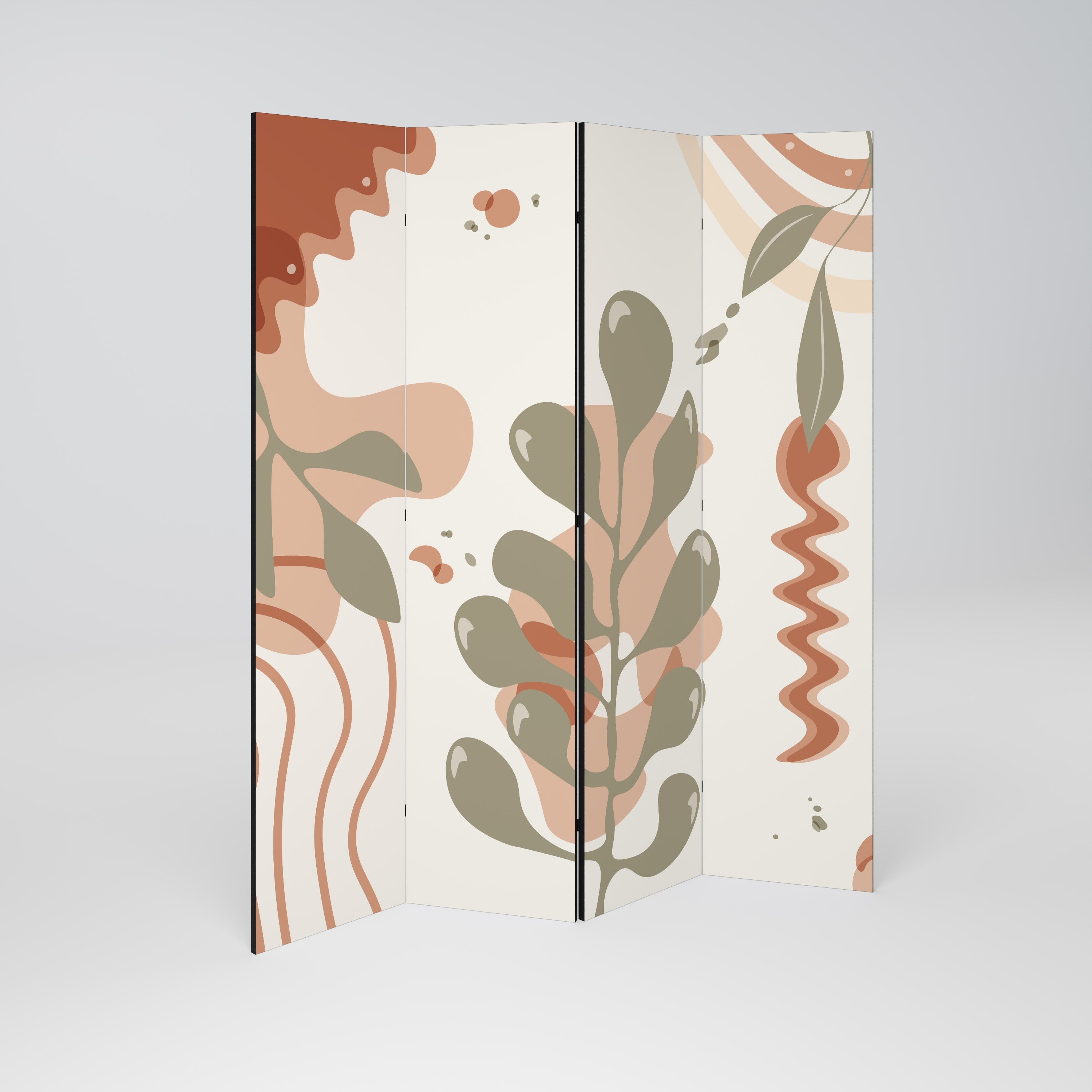 ARTISTRY AURA Biombo Decorativo de 4 Painéis