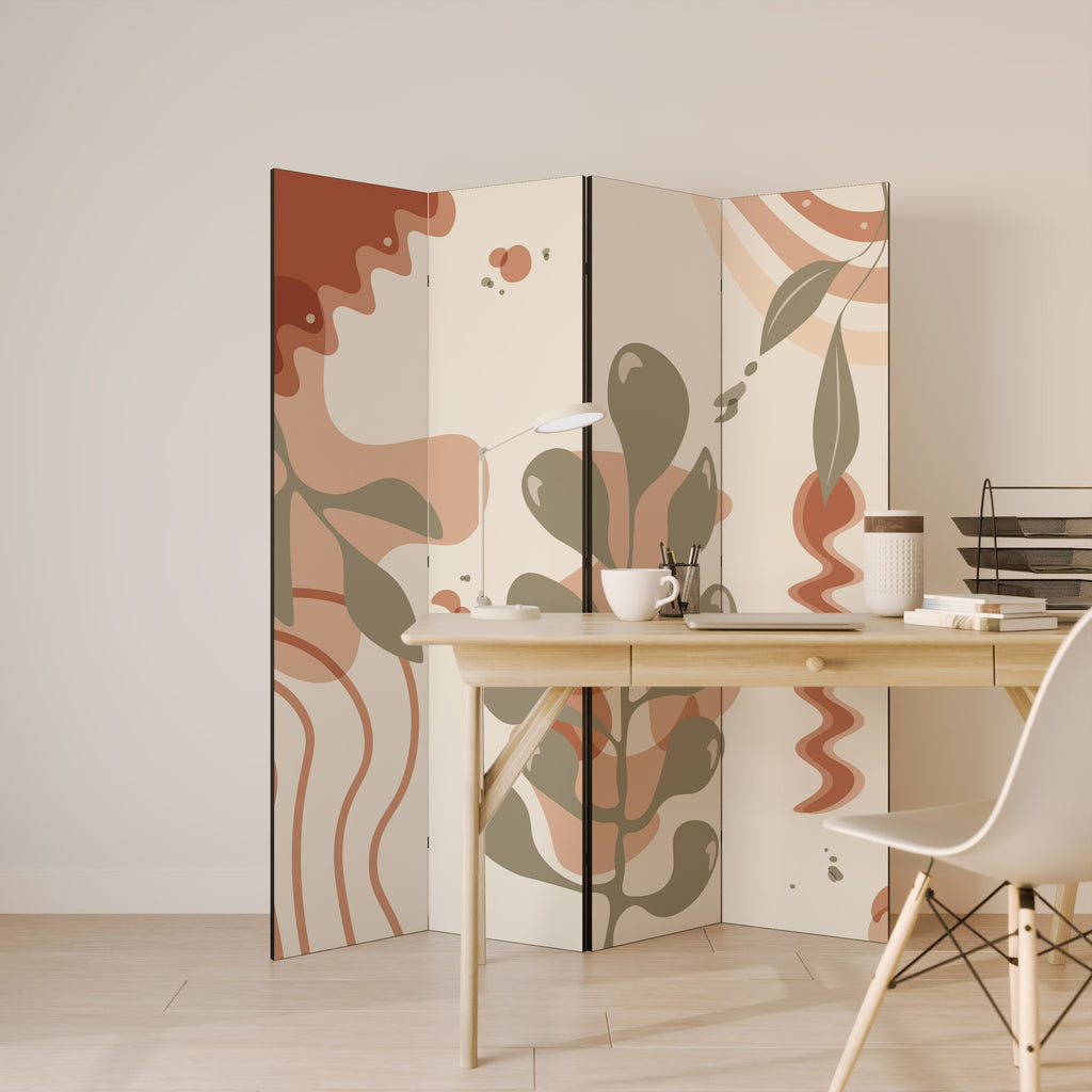 ARTISTRY AURA Biombo de 4 Painéis