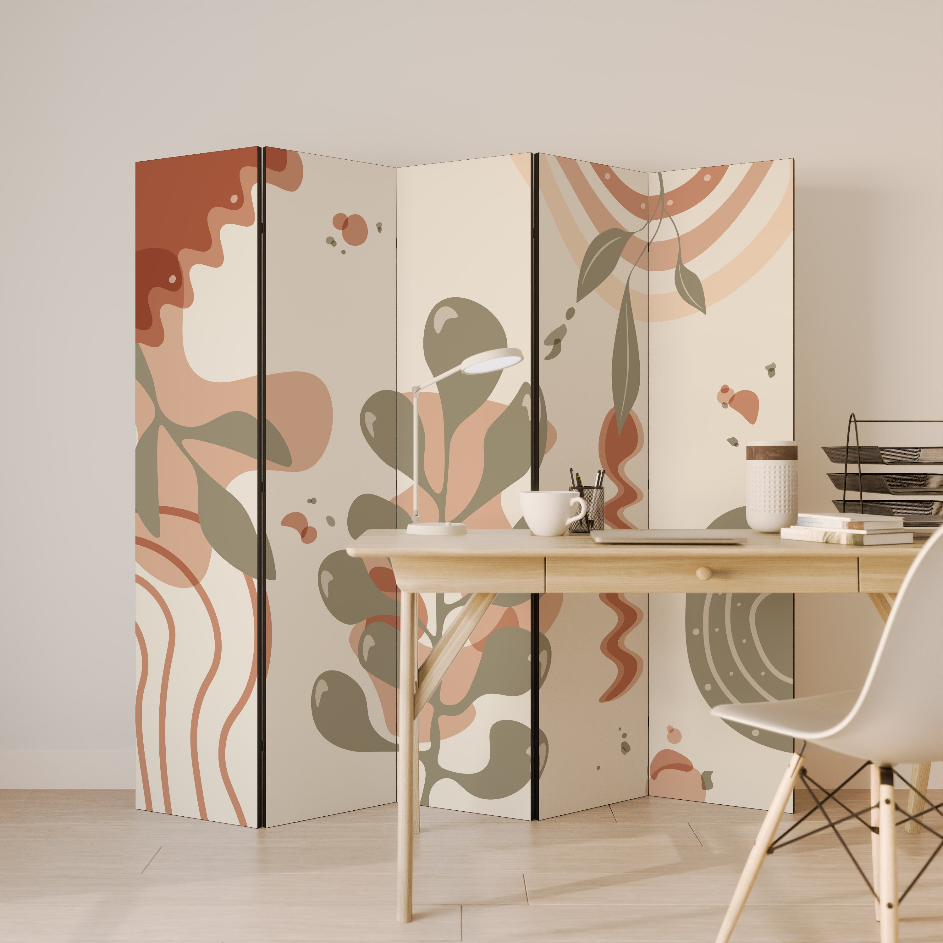 ARTISTRY AURA Biombo de 5 Painéis