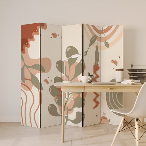 ARTISTRY AURA Decorative 5-Panel Room Divider