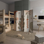 ARTISTRY AURA Biombo Decorativo de 5 Painéis