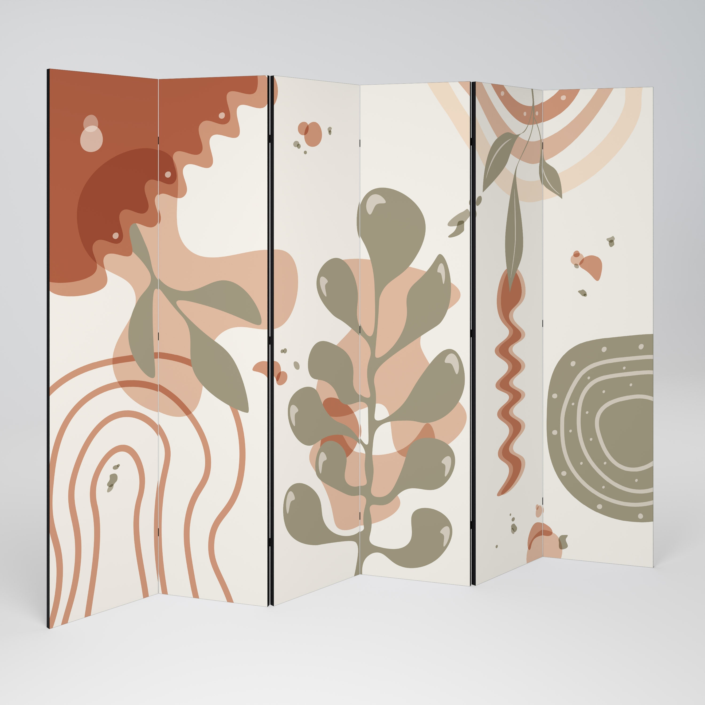 ARTISTRY AURA Biombo Decorativo de 6 Painéis