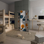 ABSTRACT SYMPHONY FLARE Biombo Decorativo de 3 Painéis