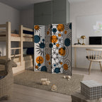 ABSTRACT SYMPHONY FLARE Biombo Decorativo de 4 Painéis